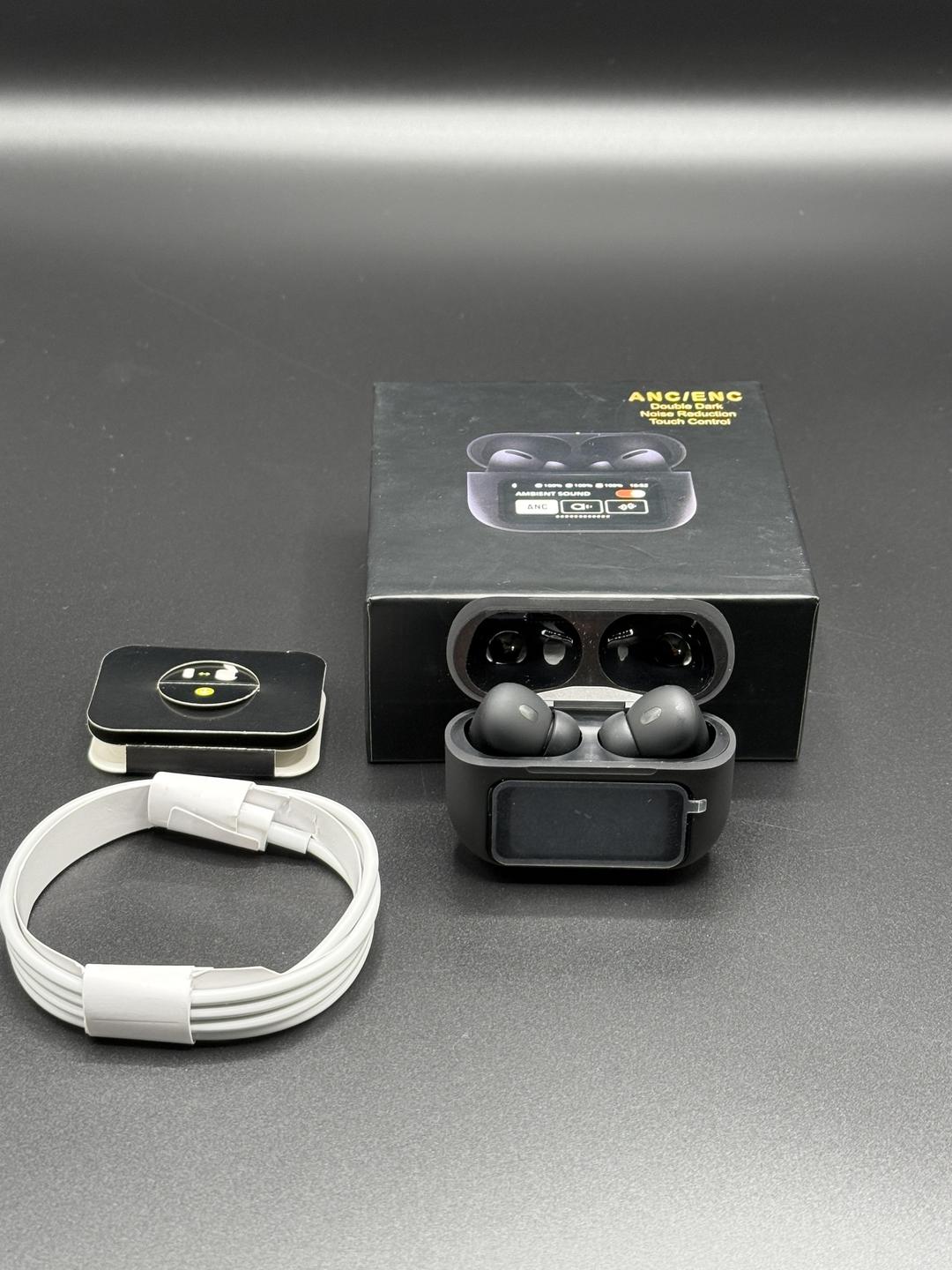 A9 Pro Air pods ANC/ENC Black