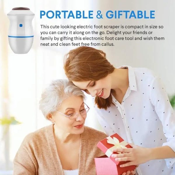 Back Callus Remover With Built-in Vacuum