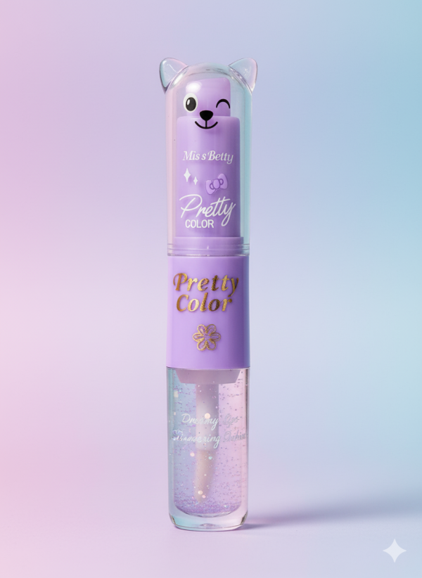 2 In 1 Cute Lip Balm + Lip Oil – Moisturizing