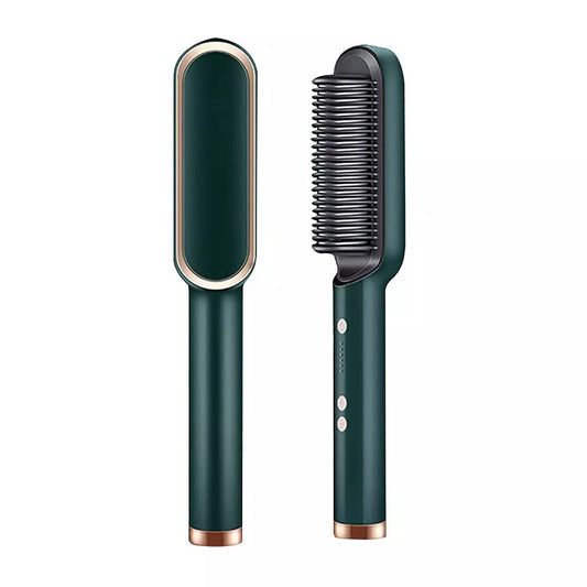Hair Straightener Iron Brush Straight Hair Comb