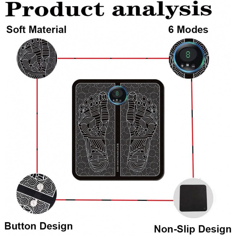 EMS Foot Massager Mat Electric