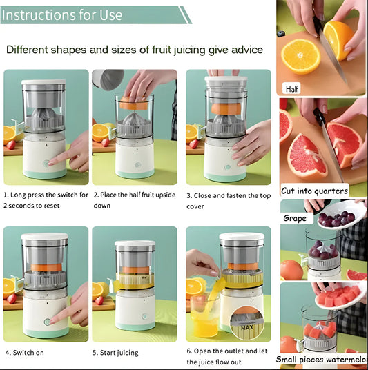PORTABLE ELECTRIC CITRUS JUICER