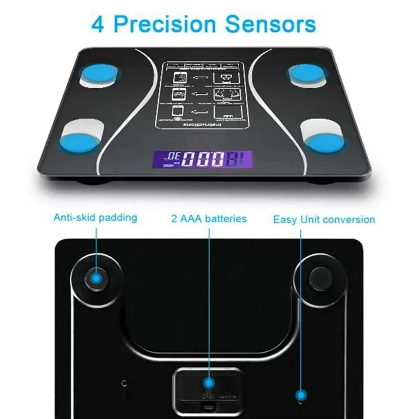 Wireless Bluetooth Digital Weight Scale