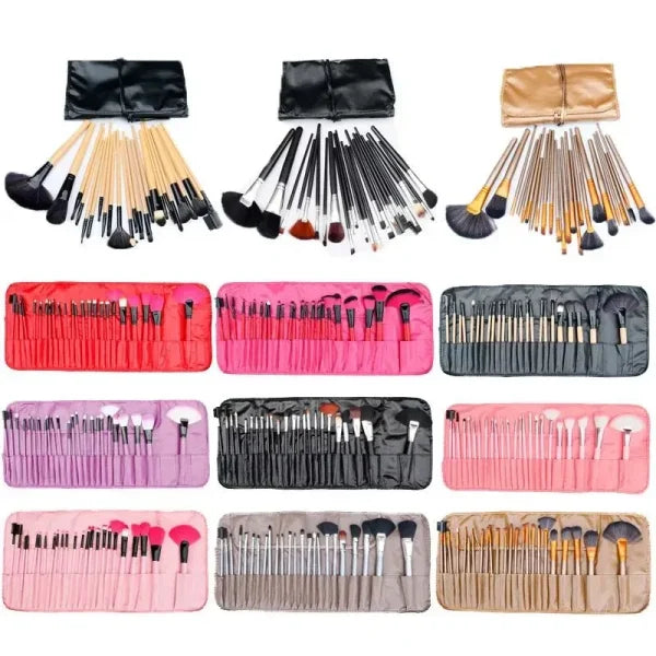 24pcs Makeup Brush Set Powder Foundation