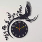 Eagle Design Wooden Wall Clock