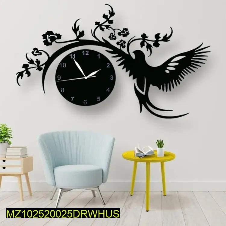 Eagle Design Wooden Wall Clock