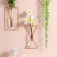 Golden Metal Vase - Stylish Home Decor - 2 Pcs