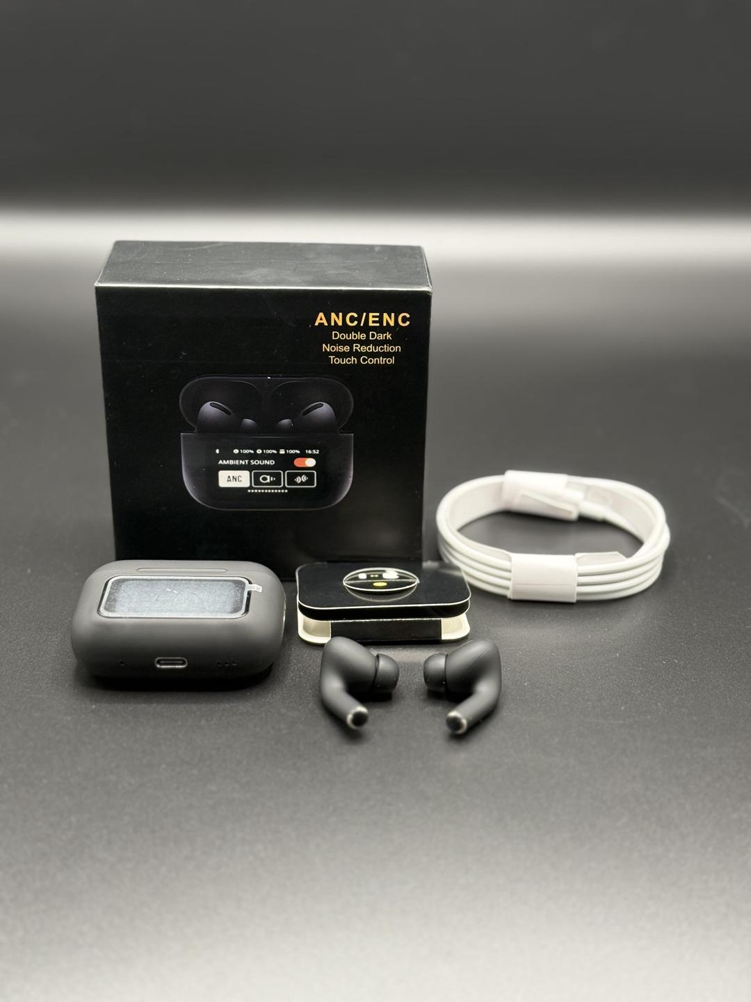 A9 Pro Air pods ANC/ENC Black
