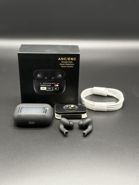 A9 Pro Air pods ANC/ENC Black