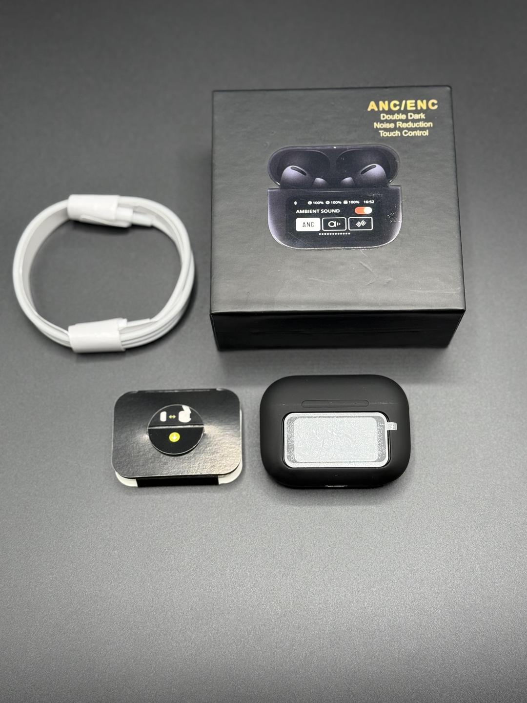 A9 Pro Air pods ANC/ENC Black