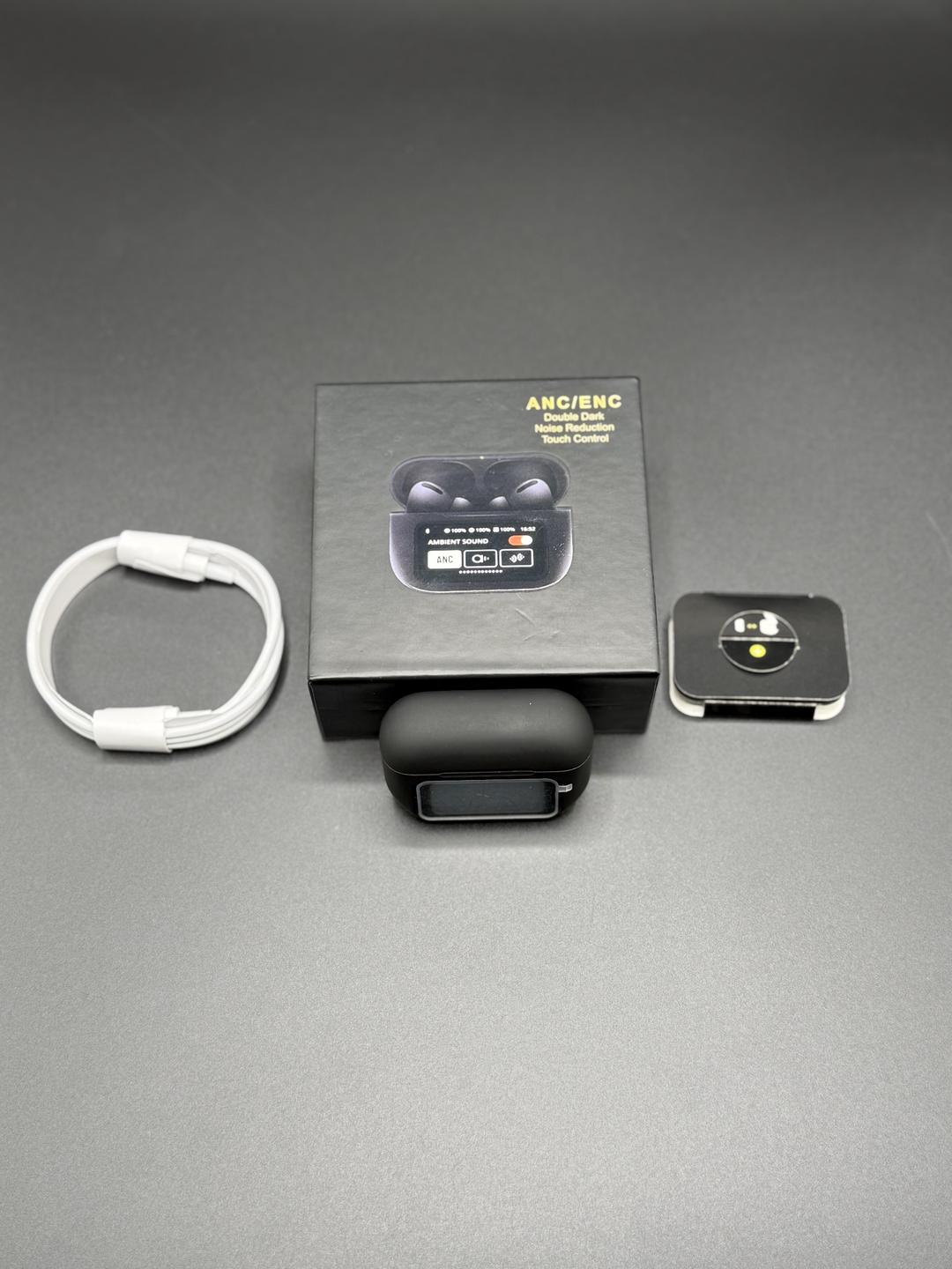 A9 Pro Air pods ANC/ENC Black