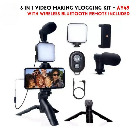 Vlogging Video Making Kit For Smartphone & Camera