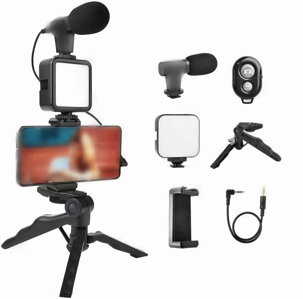 Vlogging Video Making Kit For Smartphone & Camera