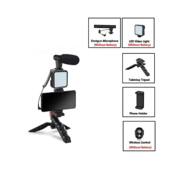Vlogging Video Making Kit For Smartphone & Camera