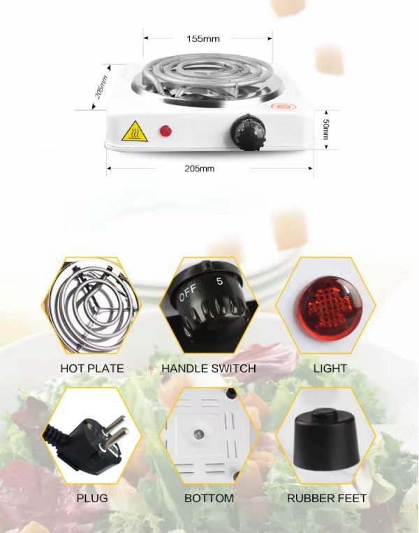 Electric Stove For Cooking – Hot Plate Heat Up