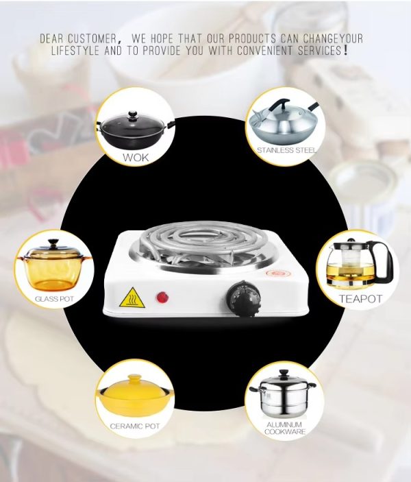 Electric Stove For Cooking – Hot Plate Heat Up