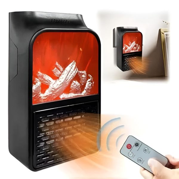 Flame Heater 1000w – Portable Electric Plug-in