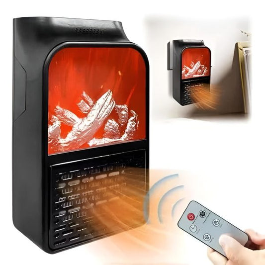 Flame Heater 1000w – Portable Electric Plug-in
