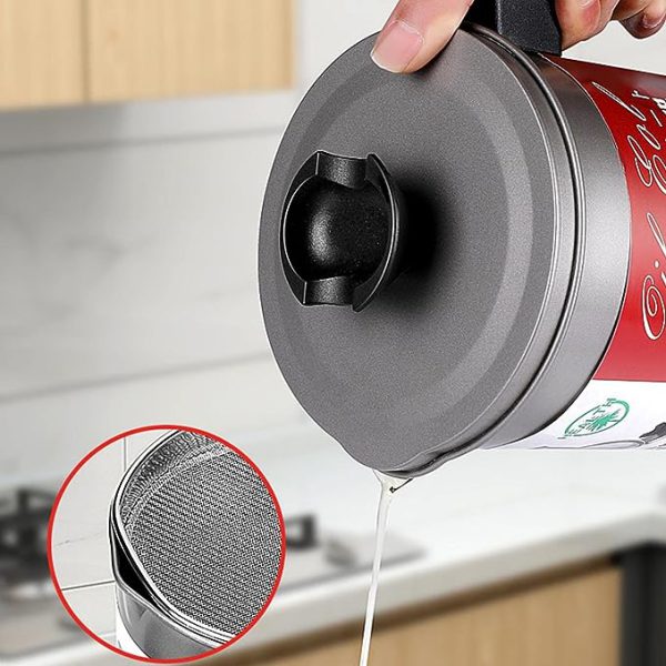 High Quality Fryer Oil Filter Pot Carbon Steel Oilcan