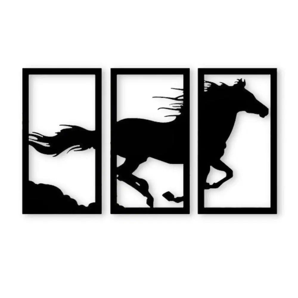 Three Panel Horse Frame