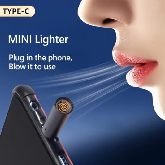 Portable Cigarette Lighter – Windproof Usb Plug & Play