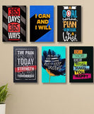 Motivational Wooden Canvas Frames